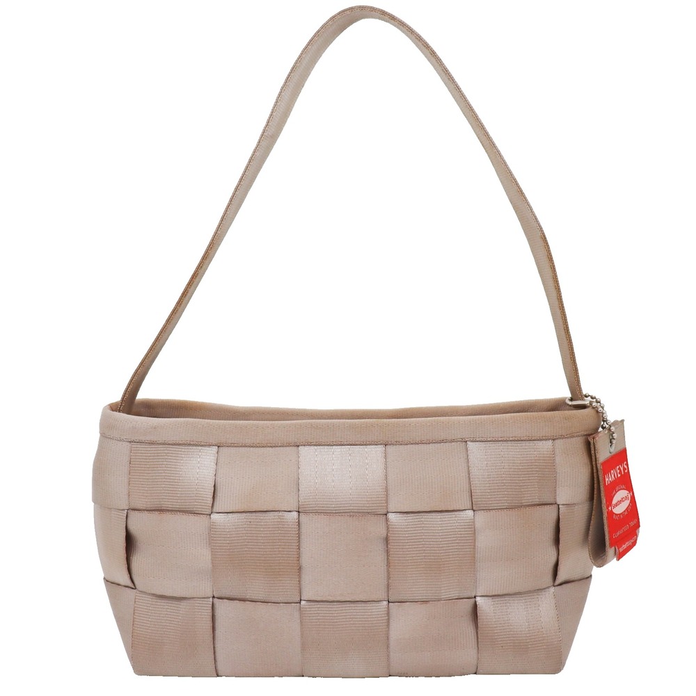 Harveys Original Seat Belt Bag  Beige Handbag Purse Bag USA 11 x 5.5